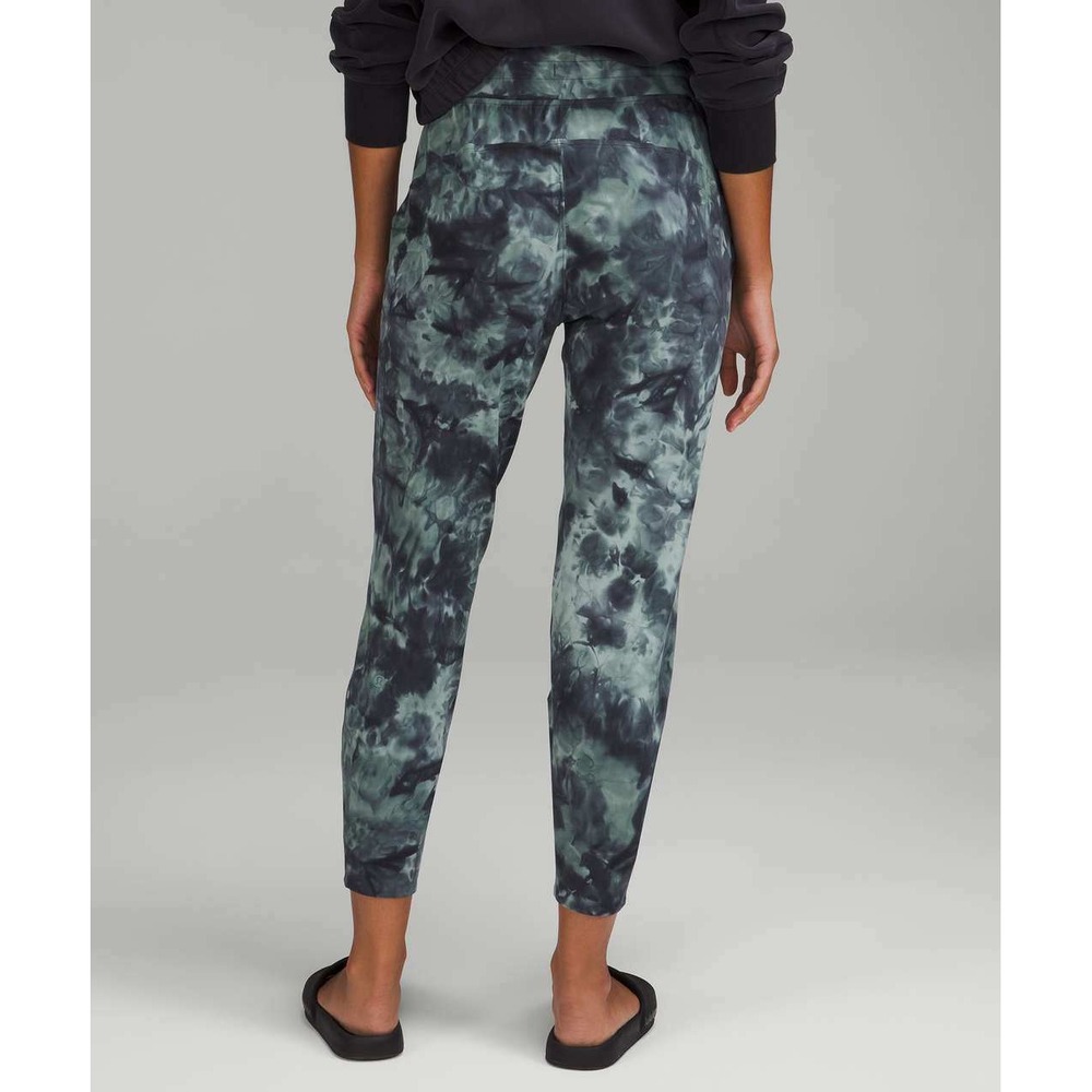 Lululemon Ready‎ to Rulu High-Rise Jogger 7/8 Length Diamond Dye Teal Grey 14